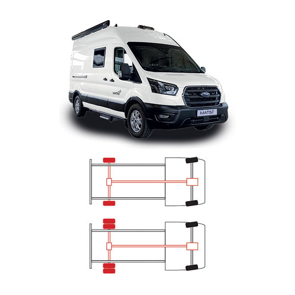Sospensione Transit trazione posteriore • > '14 • 6"