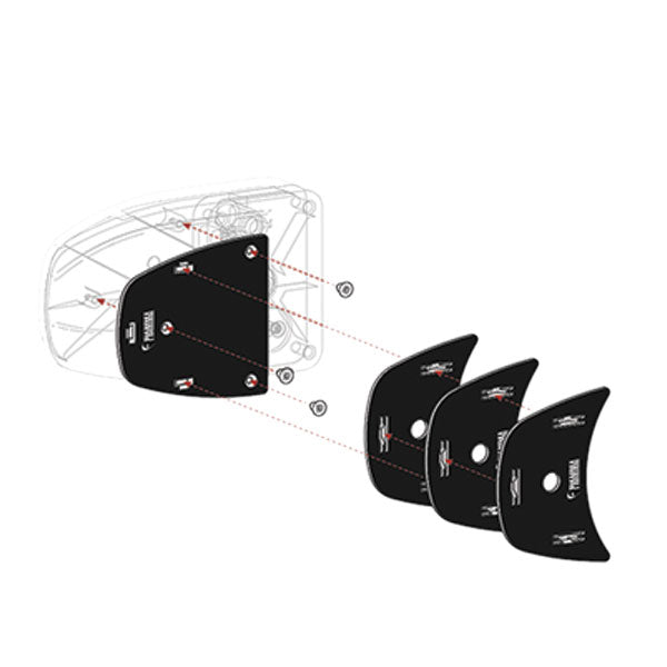 Kit Spacer Safe Door • > 17 • Nero