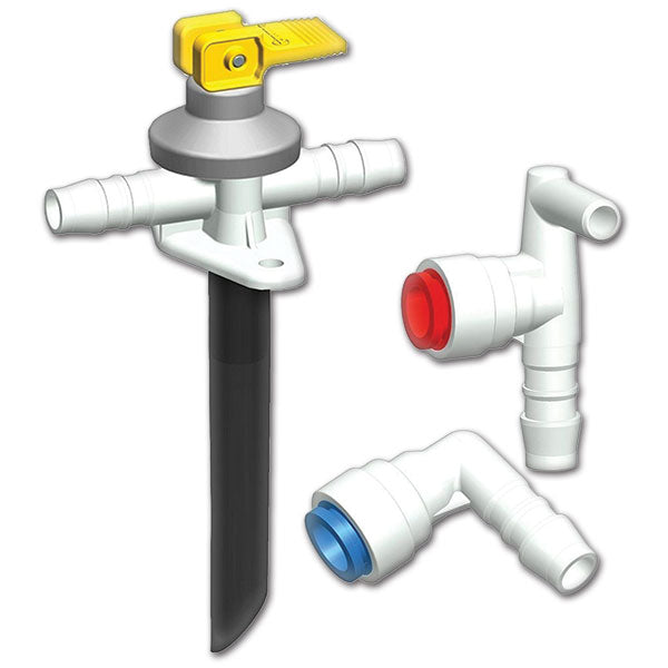 Kit attacco acqua boiler portagomma