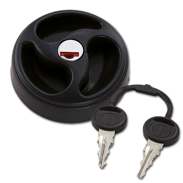 Tappo 3 razze Zadi con cilindretto • nero