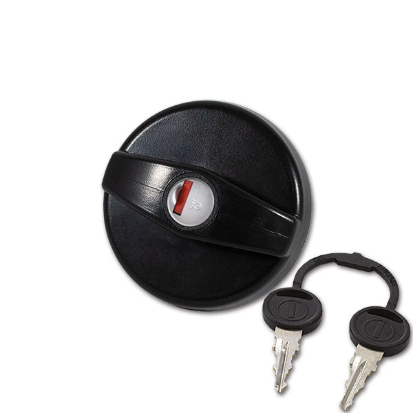 Tappo FIAT con cilindretto e chiavi • nero