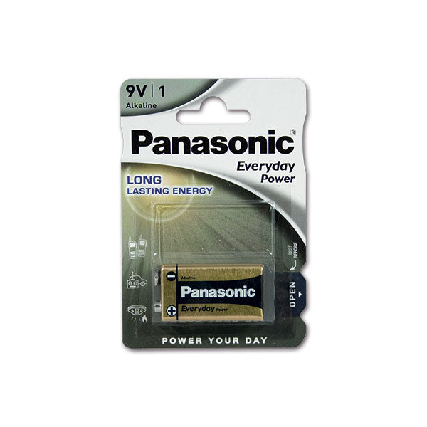 Batteria alcalina formato Panasonic • 9 V