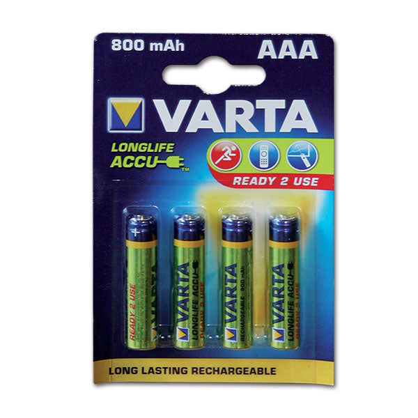 Batteria ricaricabile AAA Varta • 1,5 V