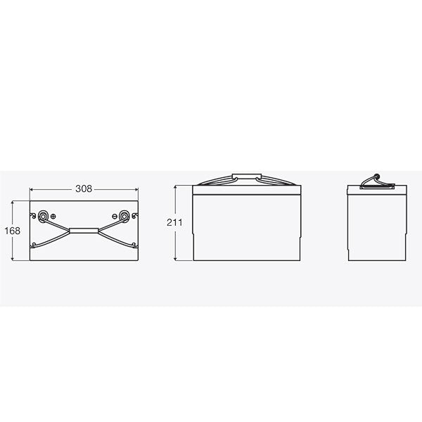 Batteria Li-Ion Exide • 50 A