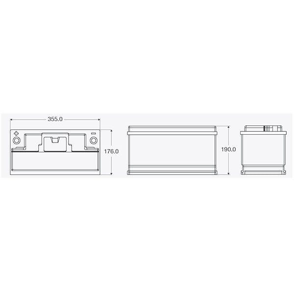 Batteria Li-Ion Exide • 96 A