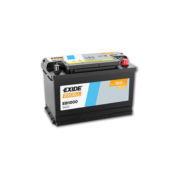 Batteria Exide EB1000 Excell • 12 V / 100 Ah