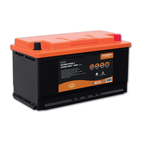 Batteria Litio Antarion Bluetooth • 100 A