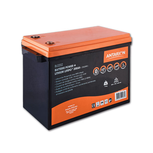 Antarion Bluetooth Lithiumbatterie - 200A