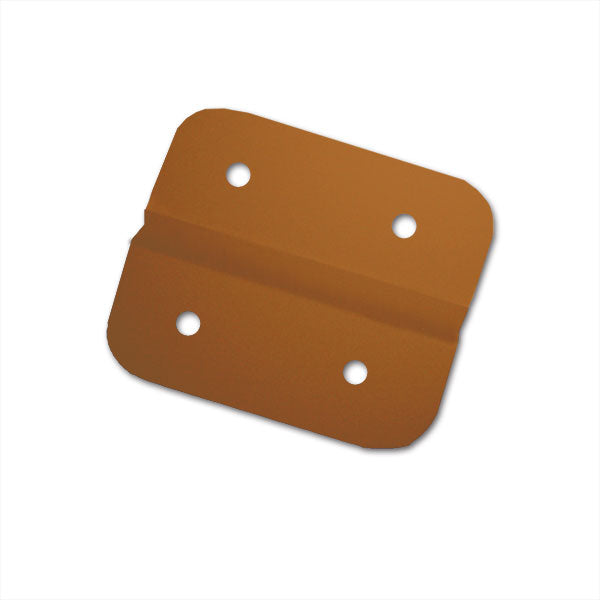 Cerniera plastica marrone