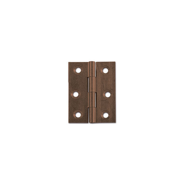 Cerniera piana brunita 40x35 mm