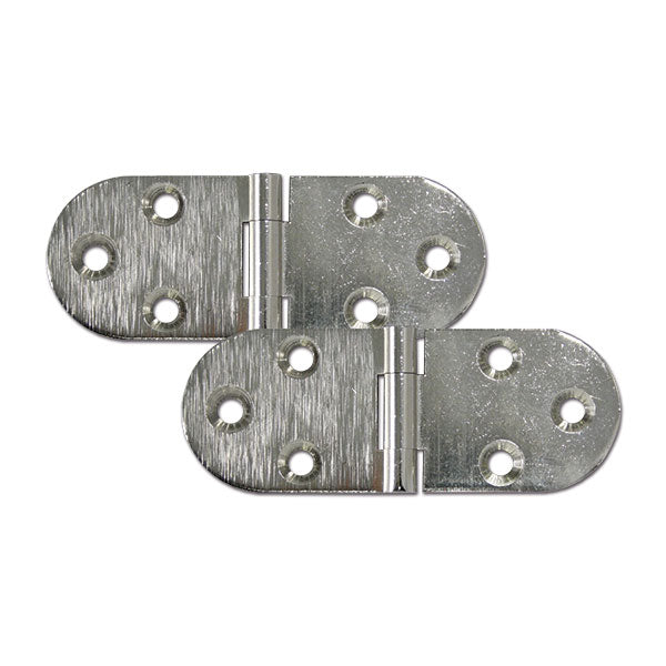 2 cerniere a biscotto cromo • blister