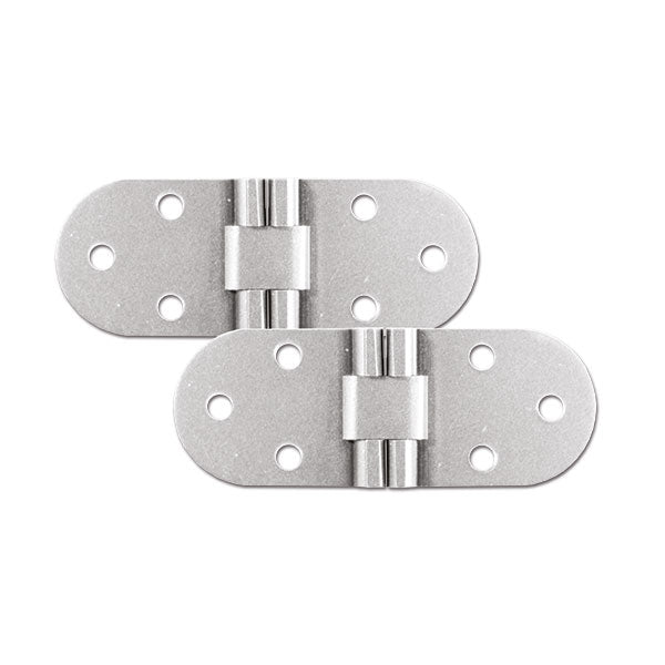 2 cerniere biscotto con fermo • blister