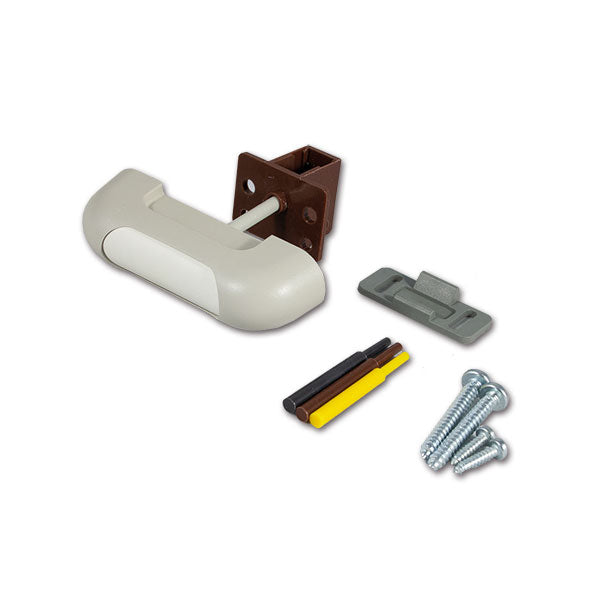 Serratura completa per antine • grigio