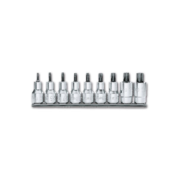 Set 9 inserti per chiavi a bussola Torx