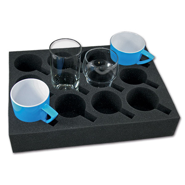 Proteggi bicchieri in schiuma