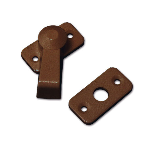 Brauner Stalltürstopper