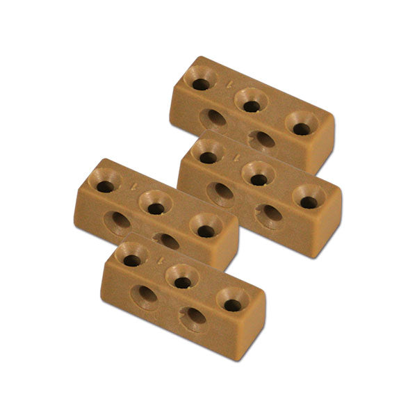 Fissamobili 5 fori marrone • blister