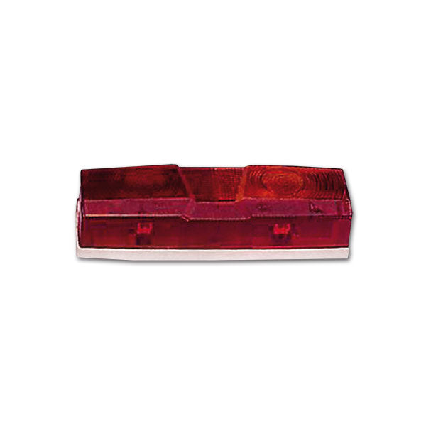 Modulo base bianca sinistro con luce targa