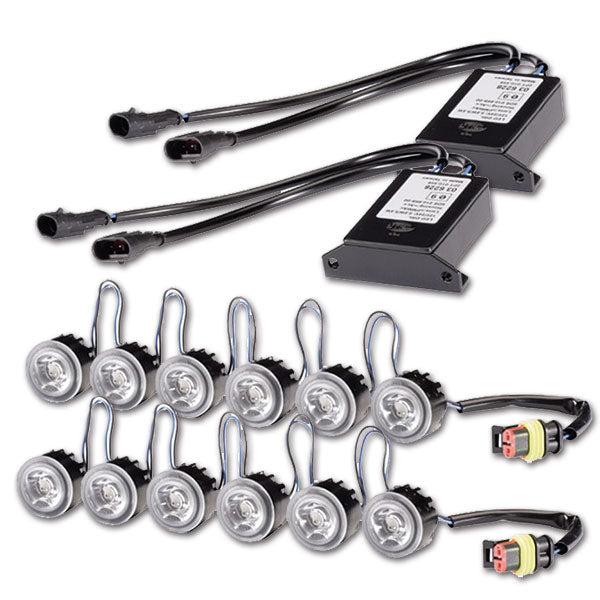 Kit DRL FlexPoint doppia funzione • 6 luci