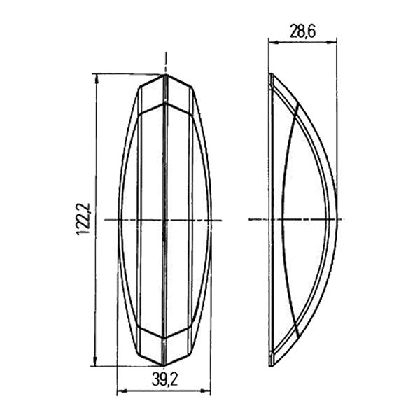 Luce ingombro bifacciale • destra • 2XS 008 479-091 • blister