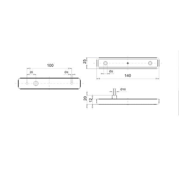 Luce ingombro laterale a LED • SMLR 2013