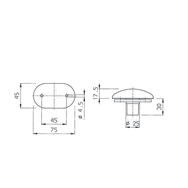 Luce ingombro anteriore a lampadina • PL2000