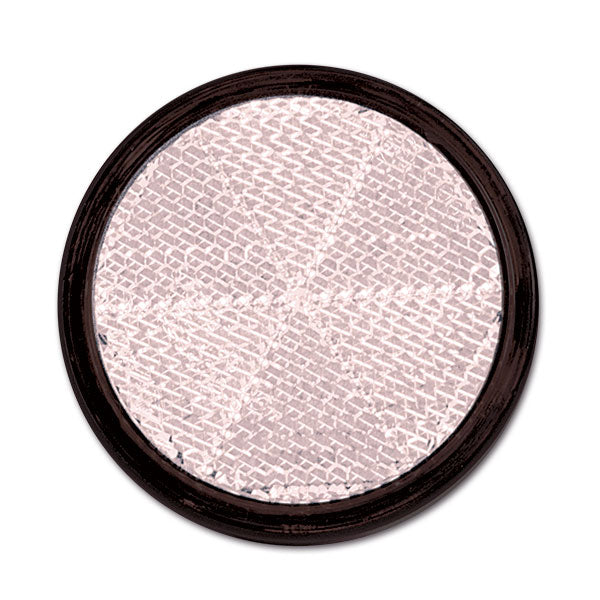 Catadiottro con perno centrale • bianco • Ø 60