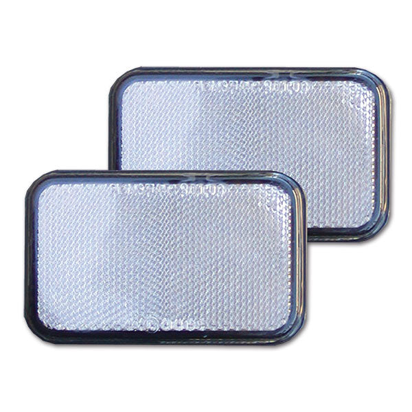 Catadiottro adesivo • bianco • blister