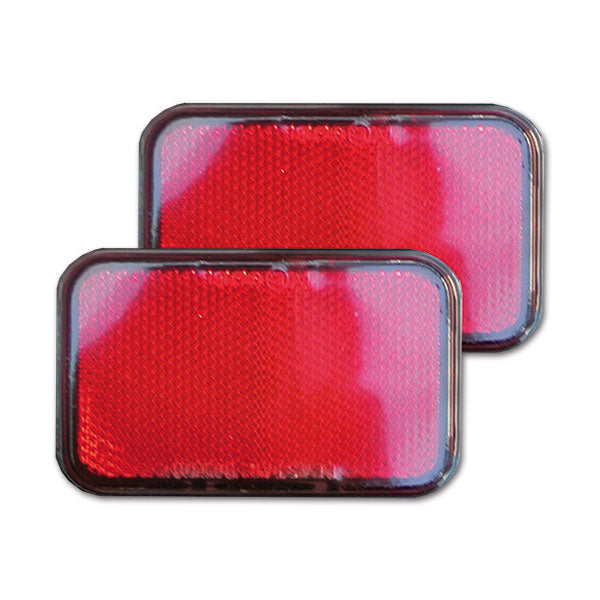 Catadiottro adesivo • rosso • blister