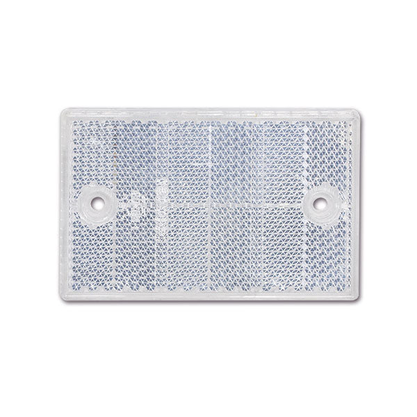 Catadiottro con fori • bianco • 115 x 75