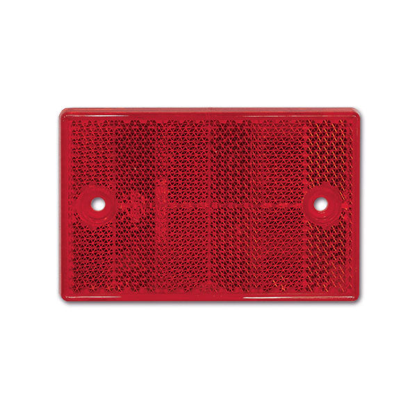 Catadiottro con fori • rosso • 115 x 75