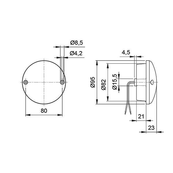 Fanale retromarcia a LED • serie 720