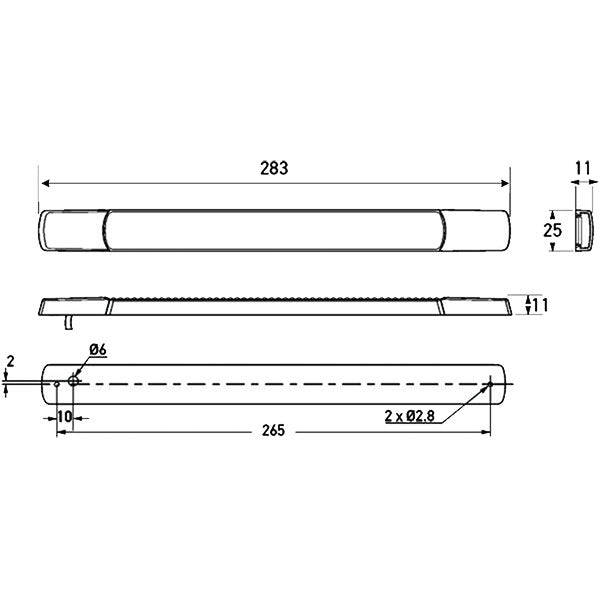 Indicatore direzione • Strip Lamp • LED 12V