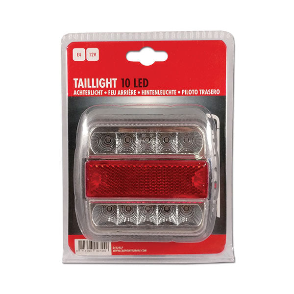 Fanale LED universale con luce targa