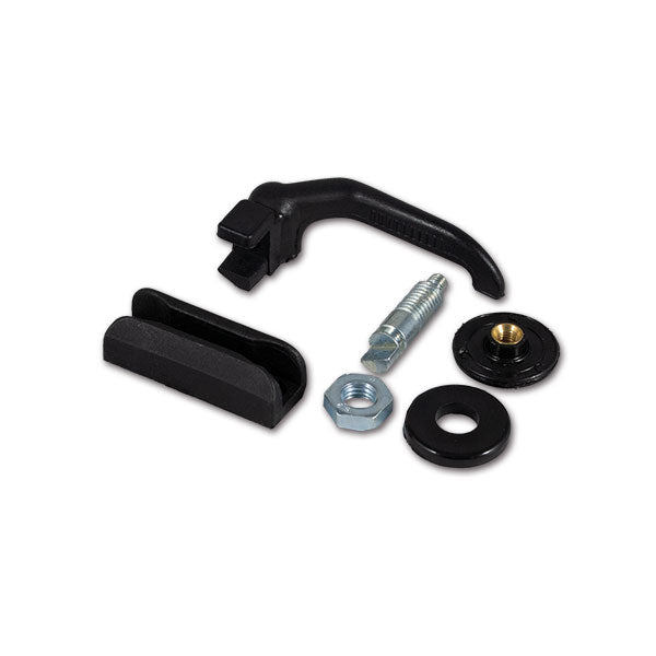 Schwarzer Griff mit Schlagstück