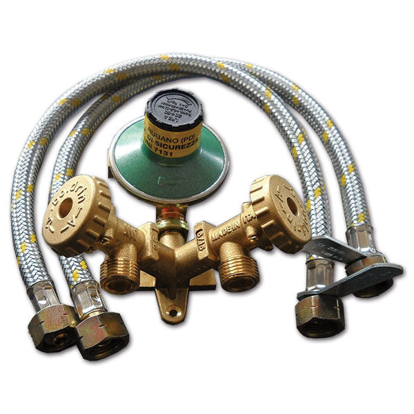 Regolatore per 2 bombole con flessibili