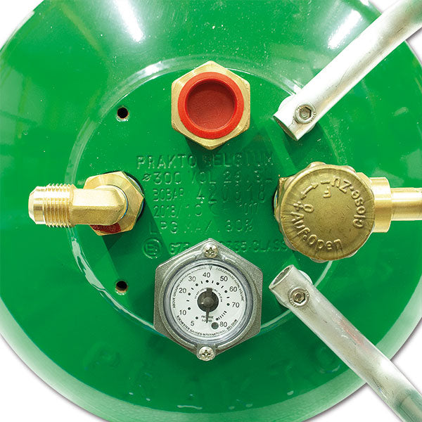 Prakto 26,3-l-LPG-Flasche mit Kfz-Ventil