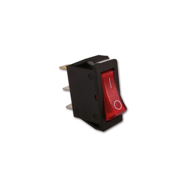 Interruttore rosso compatibile • 12 / 24 V