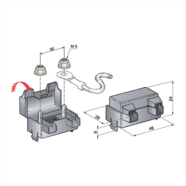 Portafusibili SLTRIP e Midival