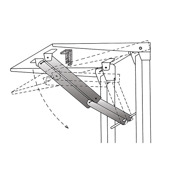 Gamba tavolo doppia ribaltabile