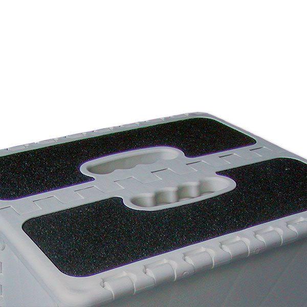 Gradino pieghevole grigio