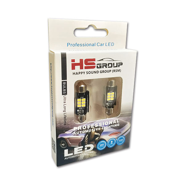 Lampadina C5W • 6 LED • 14 x 36 mm • blister