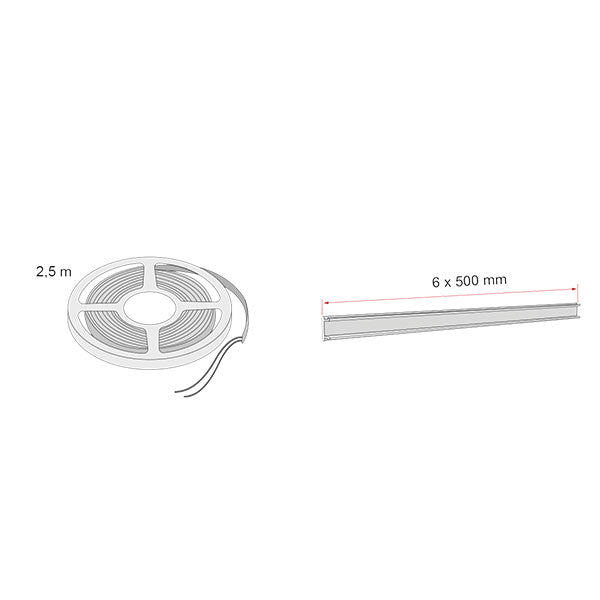 Kit LED Strip Awning (F43)