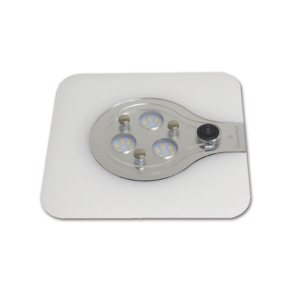 Plafoniera Admiral quadrata • 18 LED