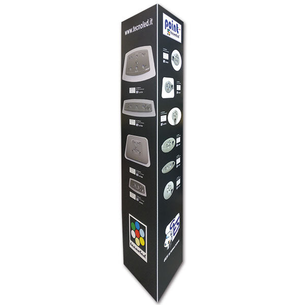 TECNOLED Deckenleuchten-Sortimentsset mit Display