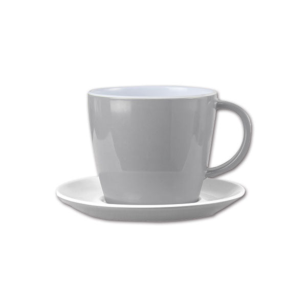 Tazza con piattino Stone Touch