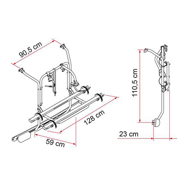 Portabici Carry-Bike Mercedes Viano