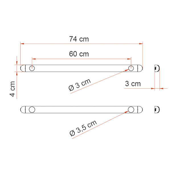 Kit Support Bar • superiore e inferiore