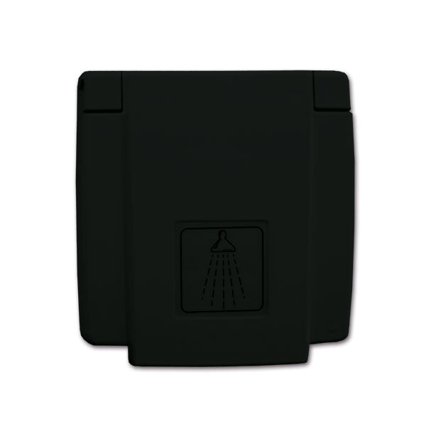 Doccia esterna nera attacco rapido • 150 cm • sacchetto