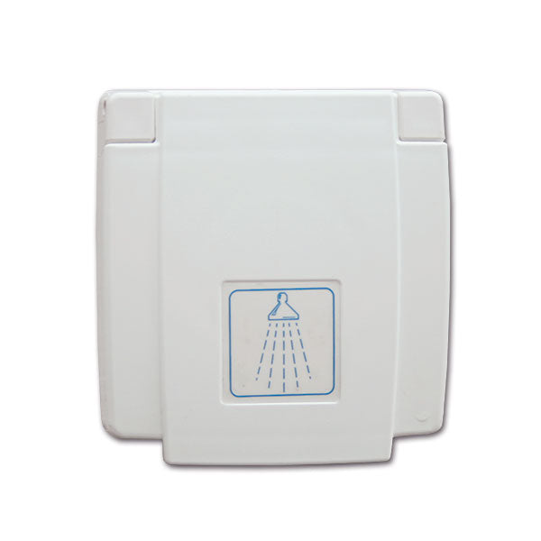 Doccia esterna bianca attacco rapido • 200 cm • sacchetto